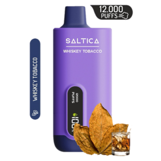 Saltica 12000 Whiskey Tobacco